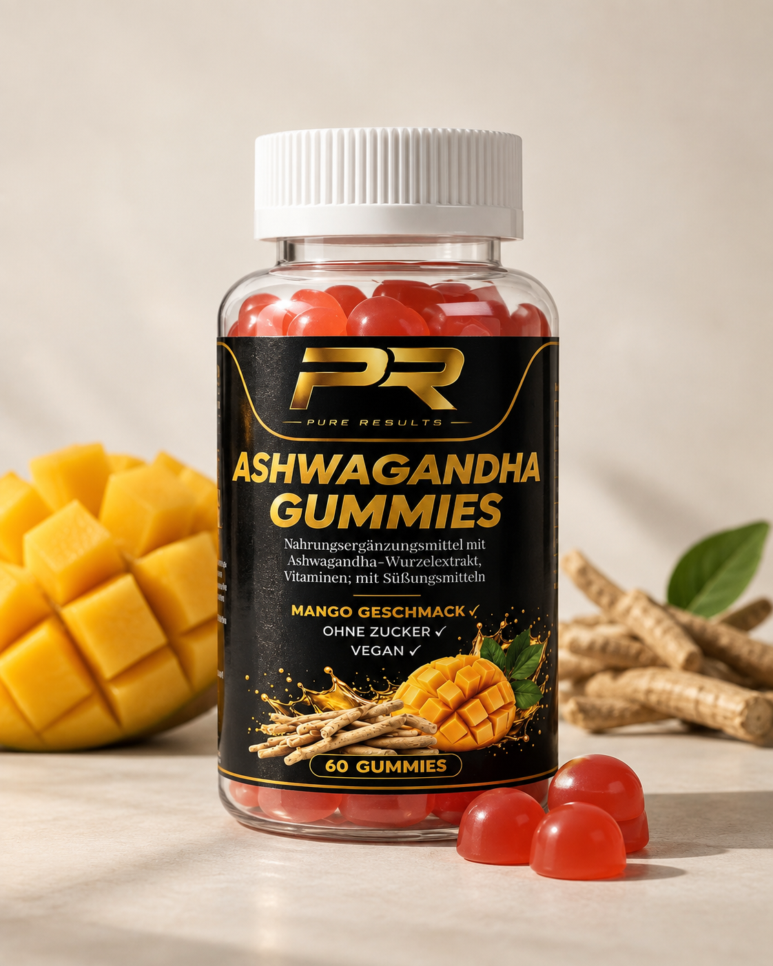 Ashwagandha + Vitamin B6 Gummies - 60 Stk.