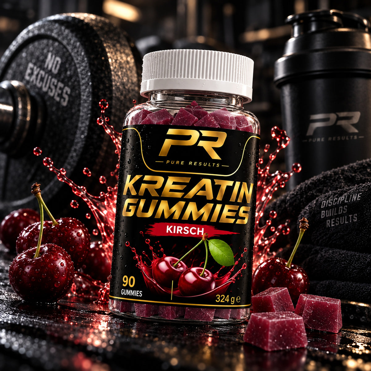 Kreatin Gummies Kirsche - 90 Stk.
